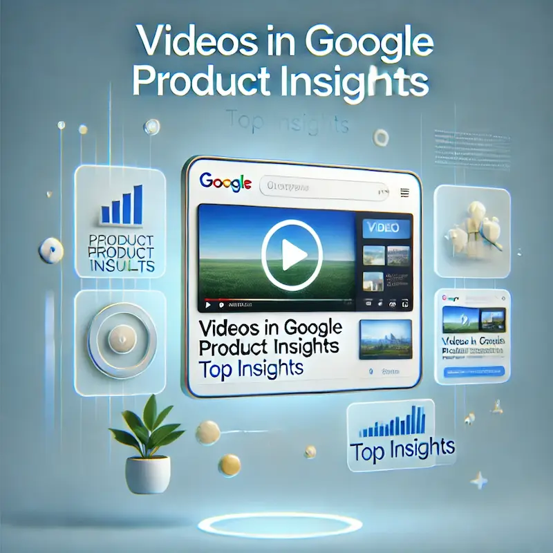 Videos en los Top Insights de productos en Google.